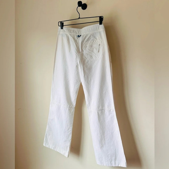 G.H. Bass & Co. White Flare Pants - Size 6 - Picture 7 of 11